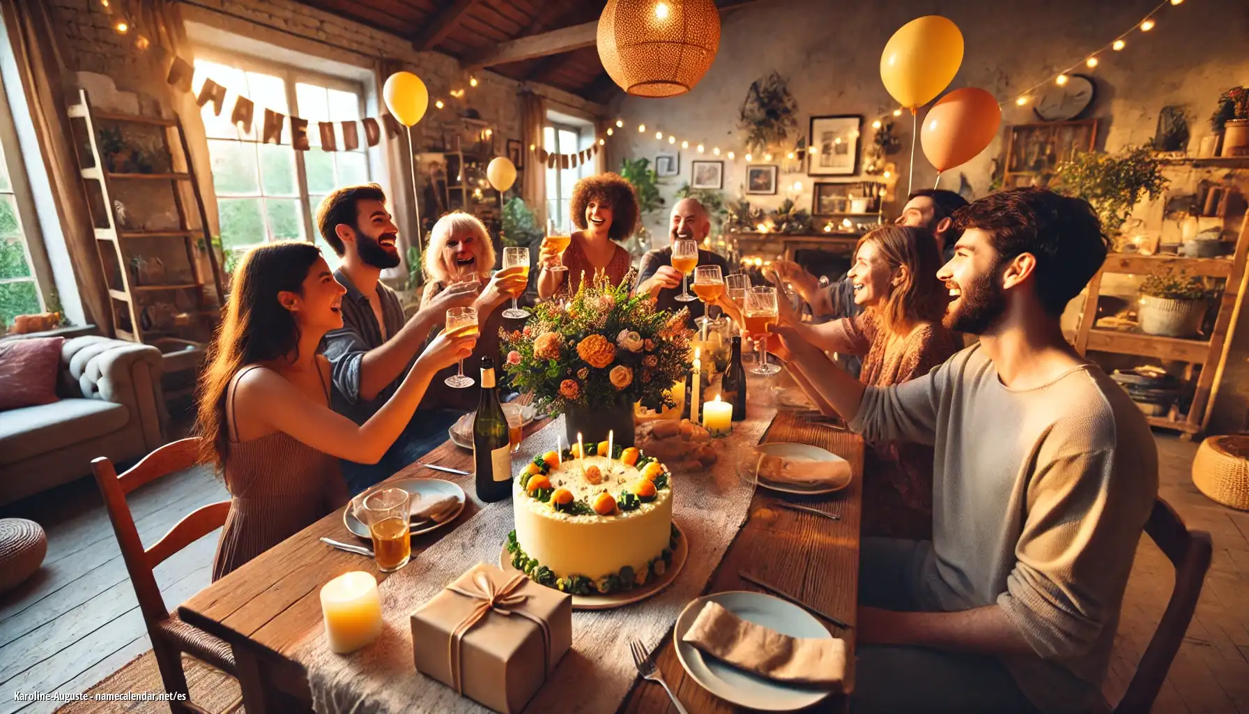 Celebración del onomástico y del nombre - Karoline-Auguste