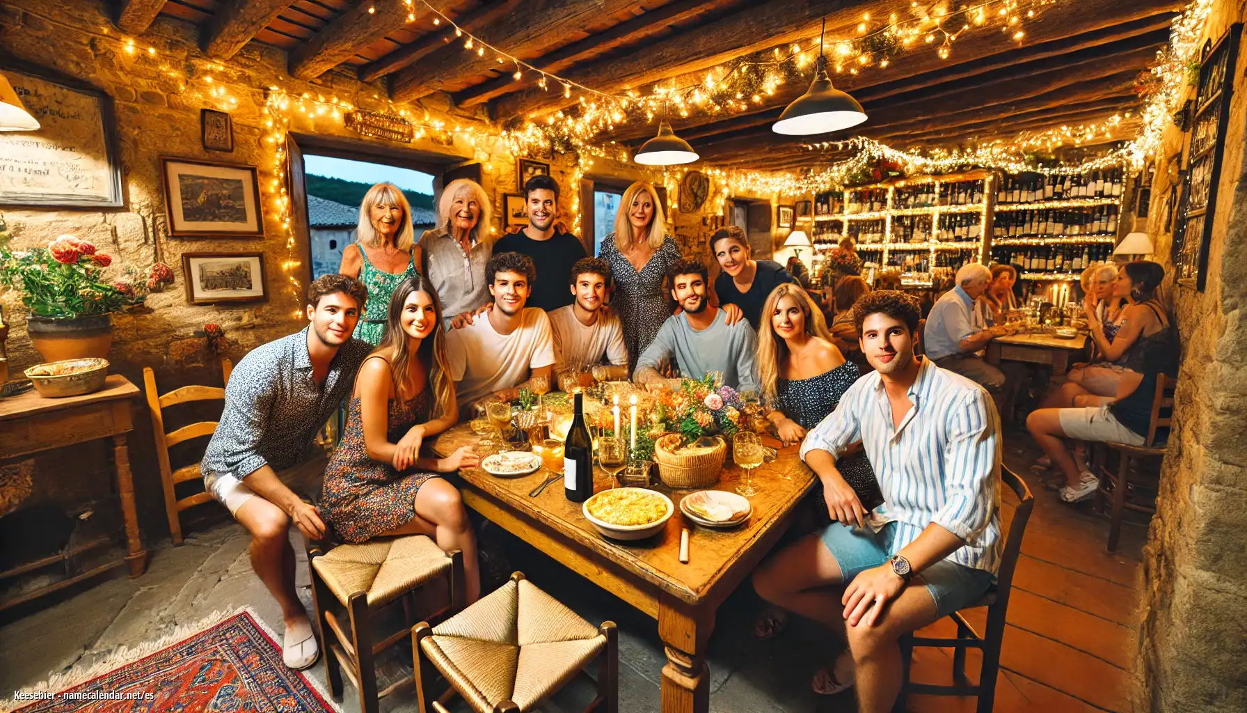 Celebración del onomástico y del nombre - Keesebier