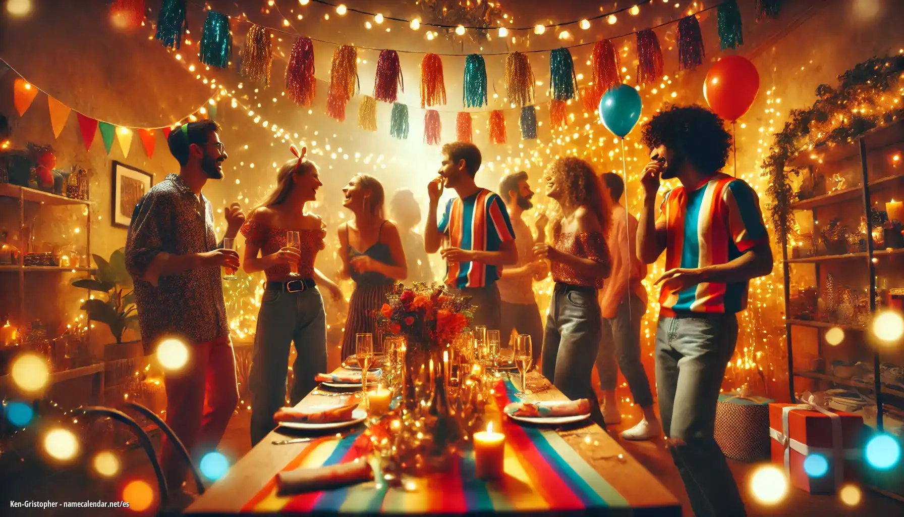 Celebración del onomástico y del nombre - Ken-Gristopher