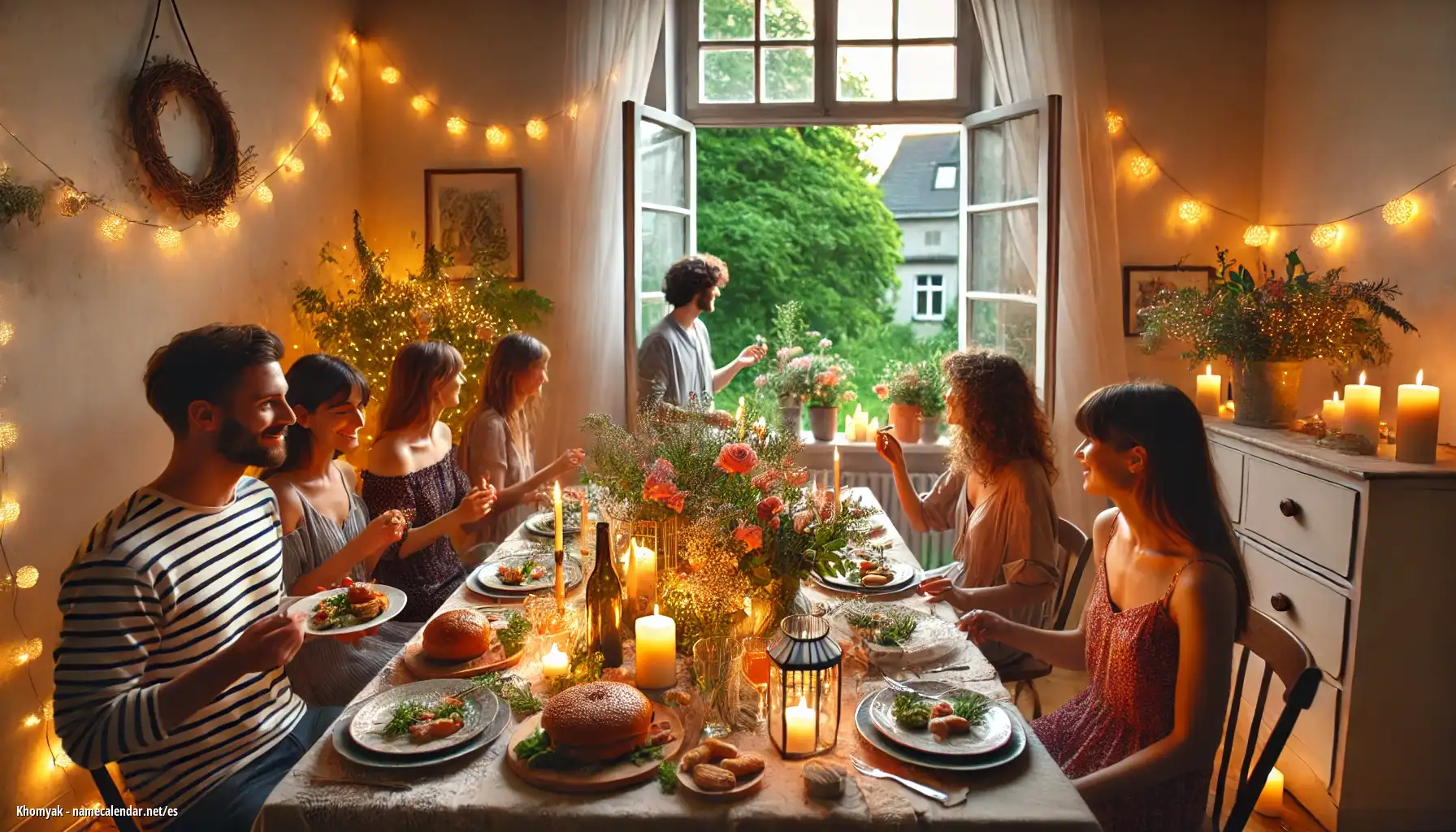 Celebración del onomástico y del nombre - Khomyak