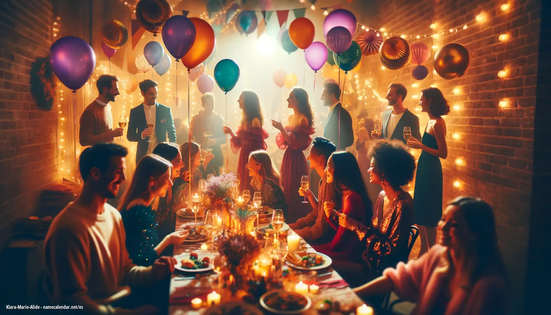 Celebración del onomástico y del nombre - Klara-Marie-Alide