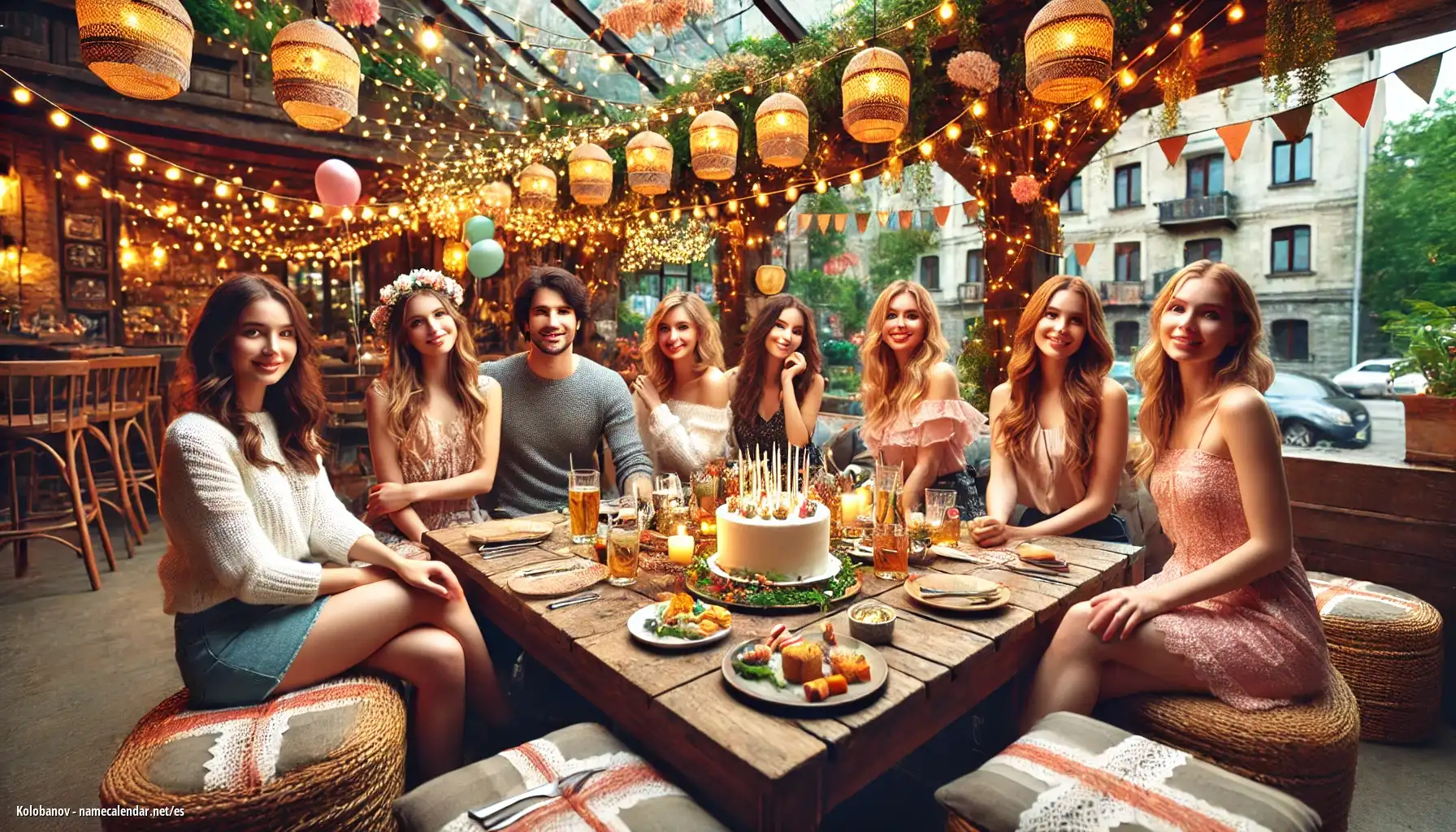 Celebración del onomástico y del nombre - Kolobanov