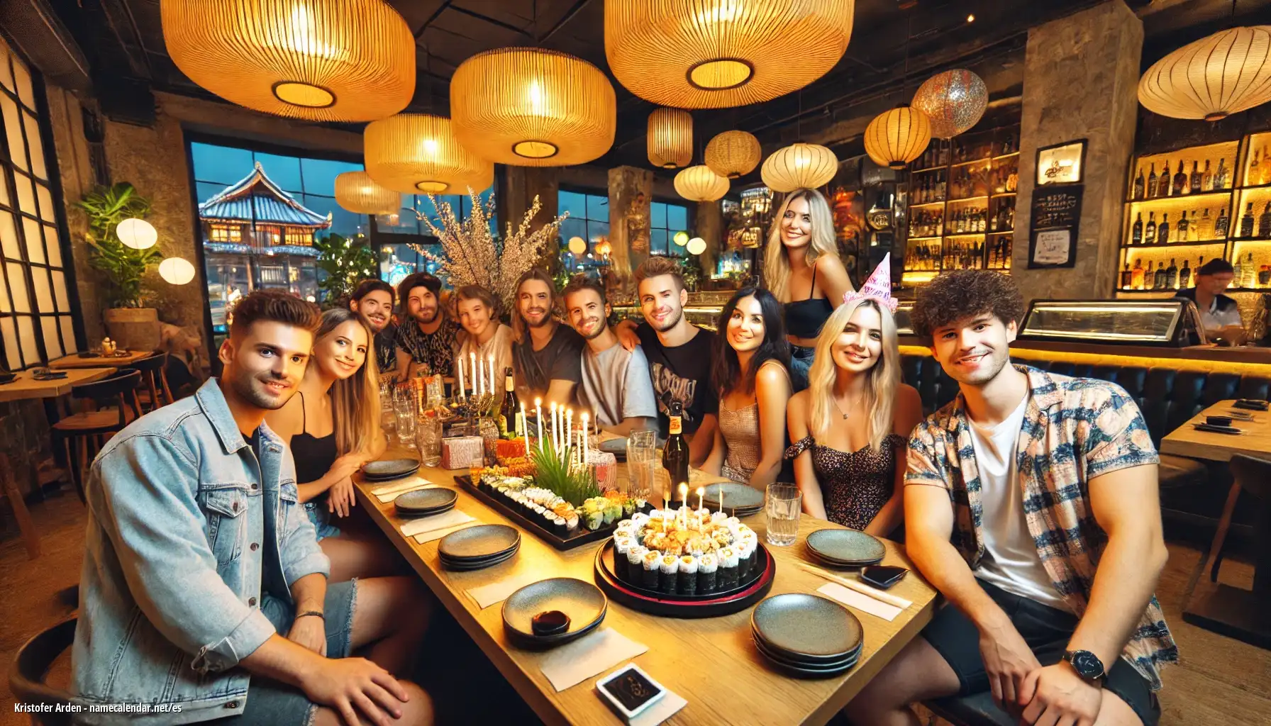 Celebración del onomástico y del nombre - Kristofer Arden