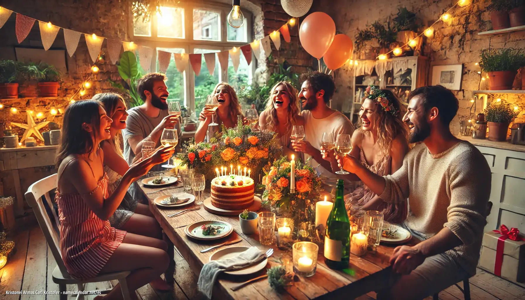 Celebración del onomástico y del nombre - Kristonel Armas Carl Kristofer