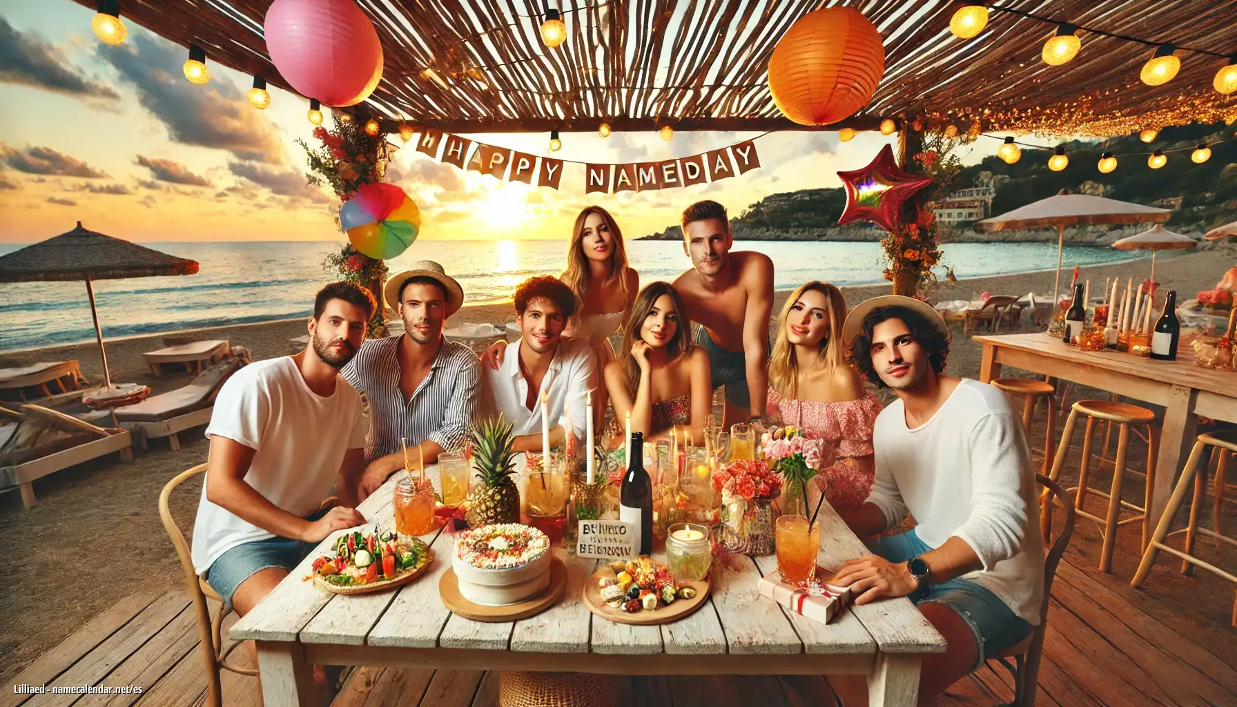 Celebración del onomástico y del nombre - Lilliaed