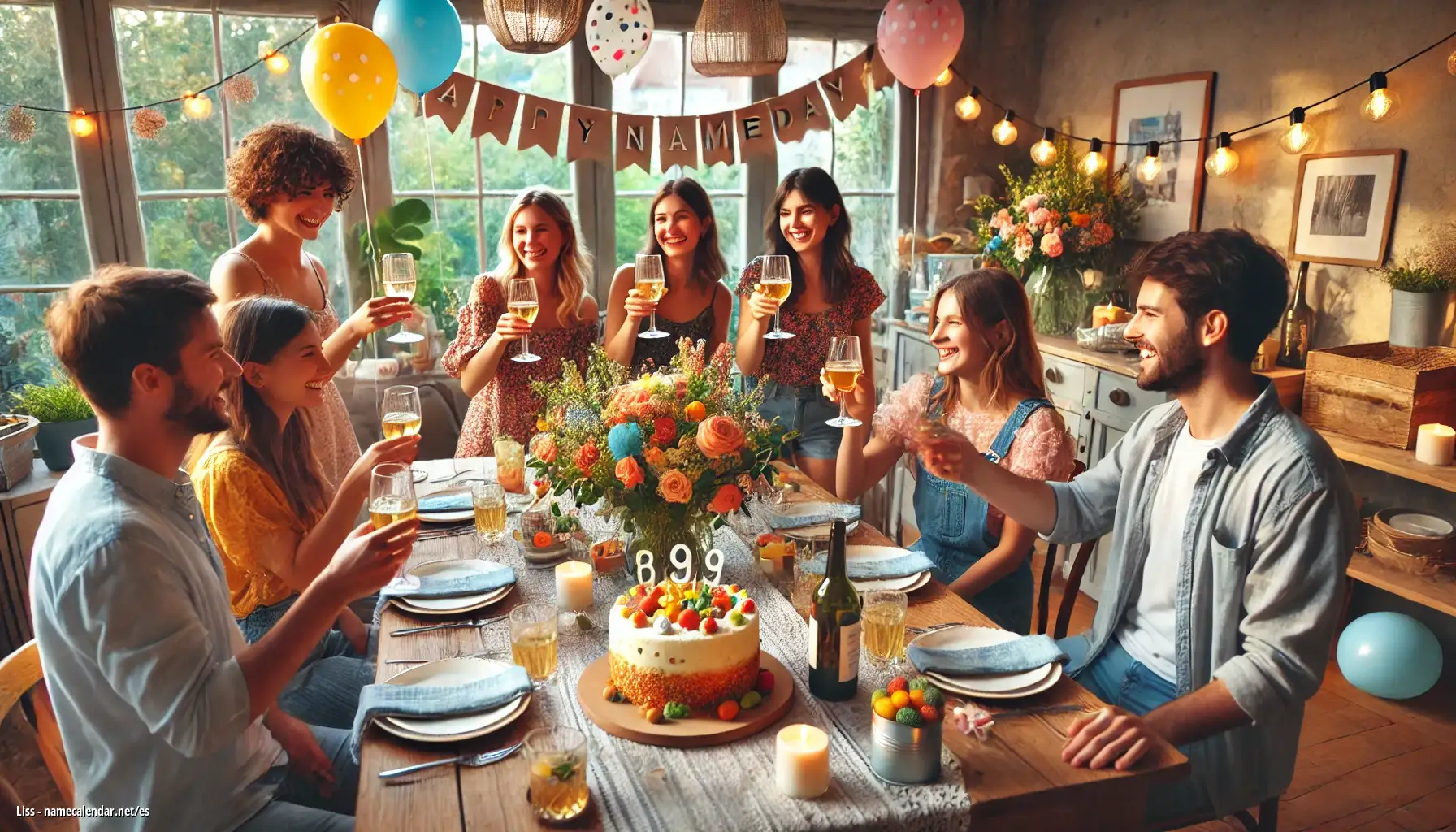 Celebración del onomástico y del nombre - Liss