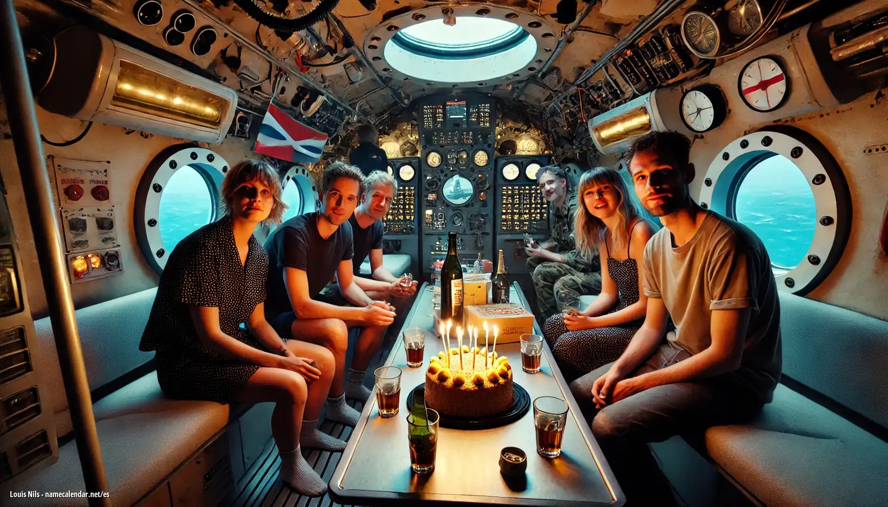 Celebración del onomástico y del nombre - Louis Nils