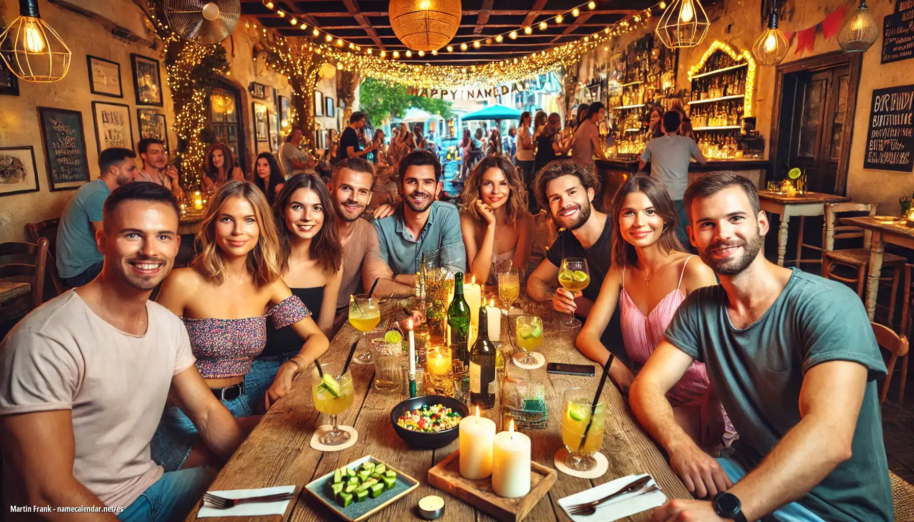 Celebración del onomástico y del nombre - Martin Frank