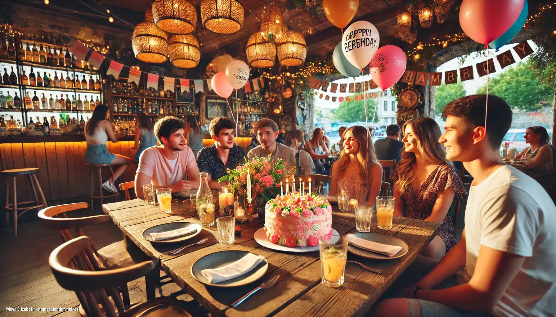 Celebración del onomástico y del nombre - Meva Elizabeth