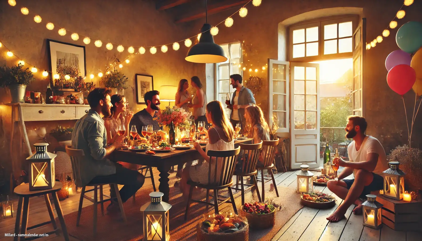 Celebración del onomástico y del nombre - Millard