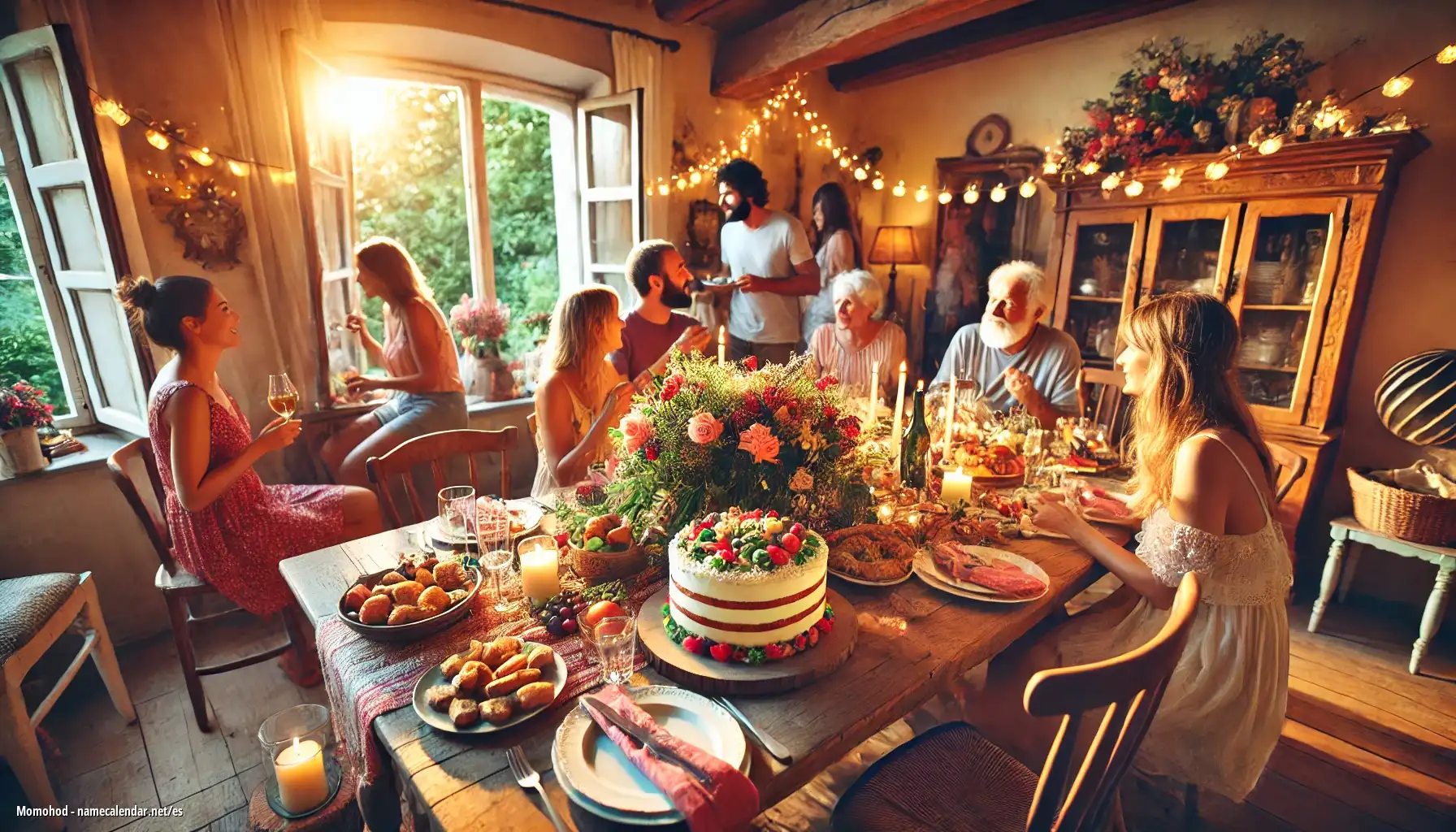 Celebración del onomástico y del nombre - Momohod