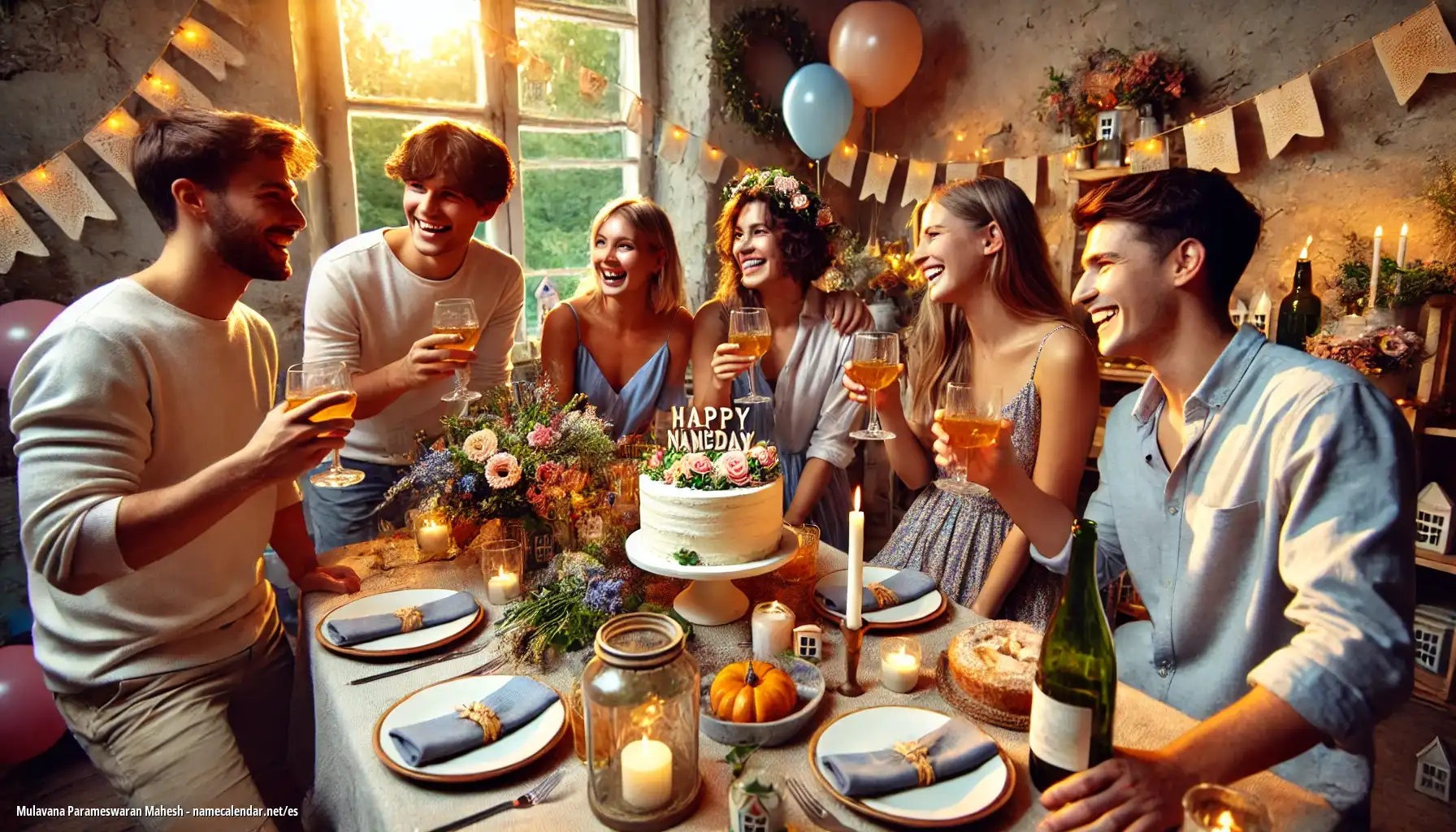 Celebración del onomástico y del nombre - Mulavana Parameswaran Mahesh