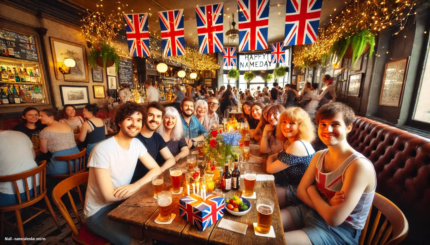 Celebración del onomástico y del nombre - Niall