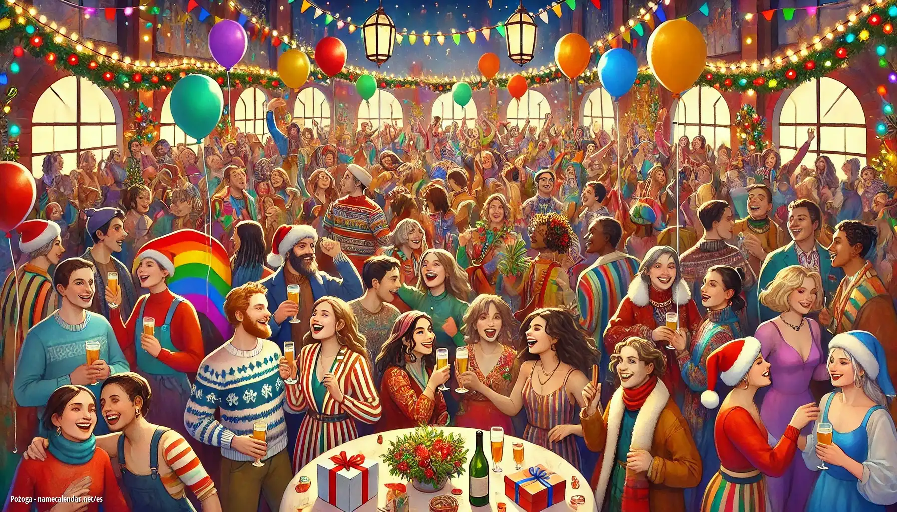 Celebración del onomástico y del nombre - Pożoga