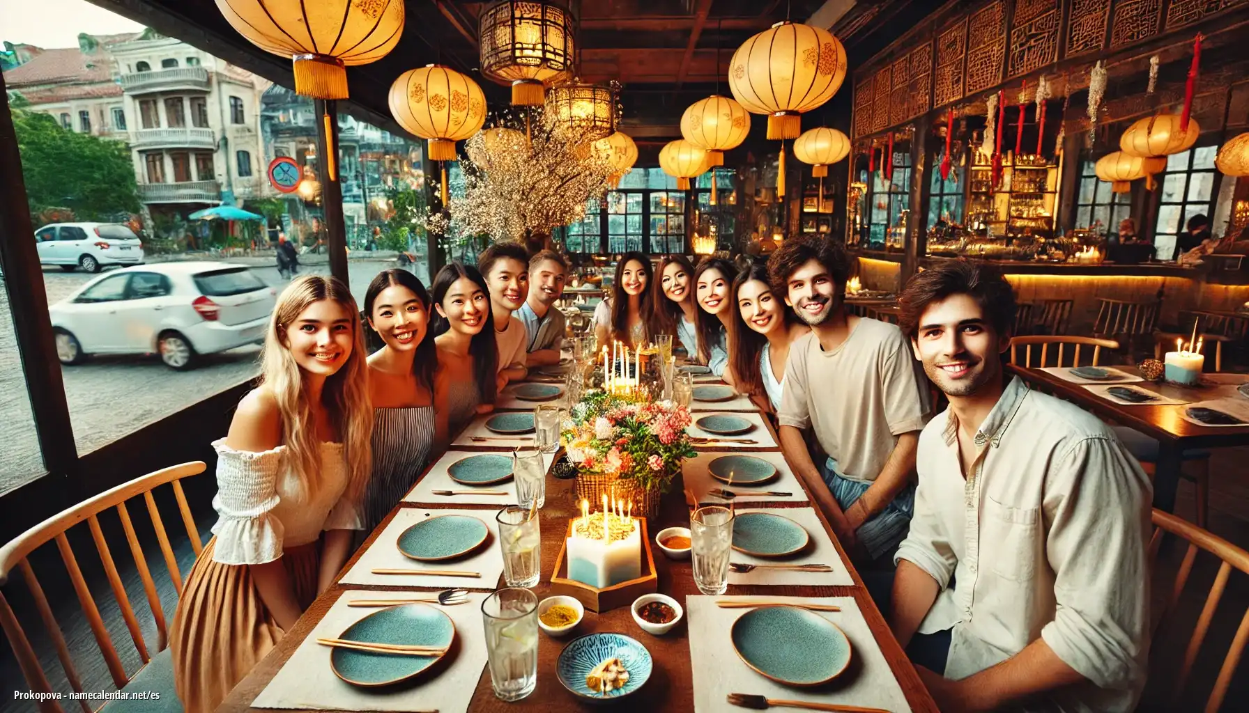 Celebración del onomástico y del nombre - Prokopova