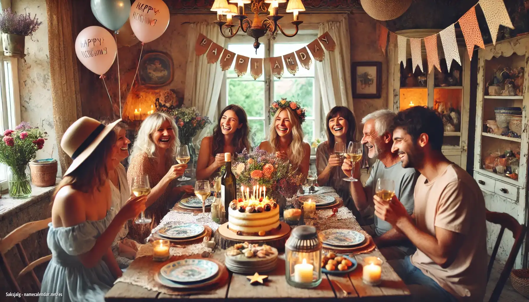 Celebración del onomástico y del nombre - Saksjalg