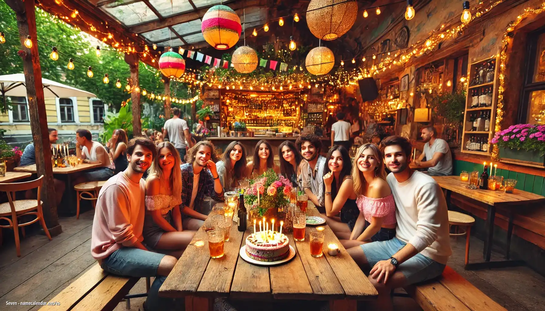 Celebración del onomástico y del nombre - Seven