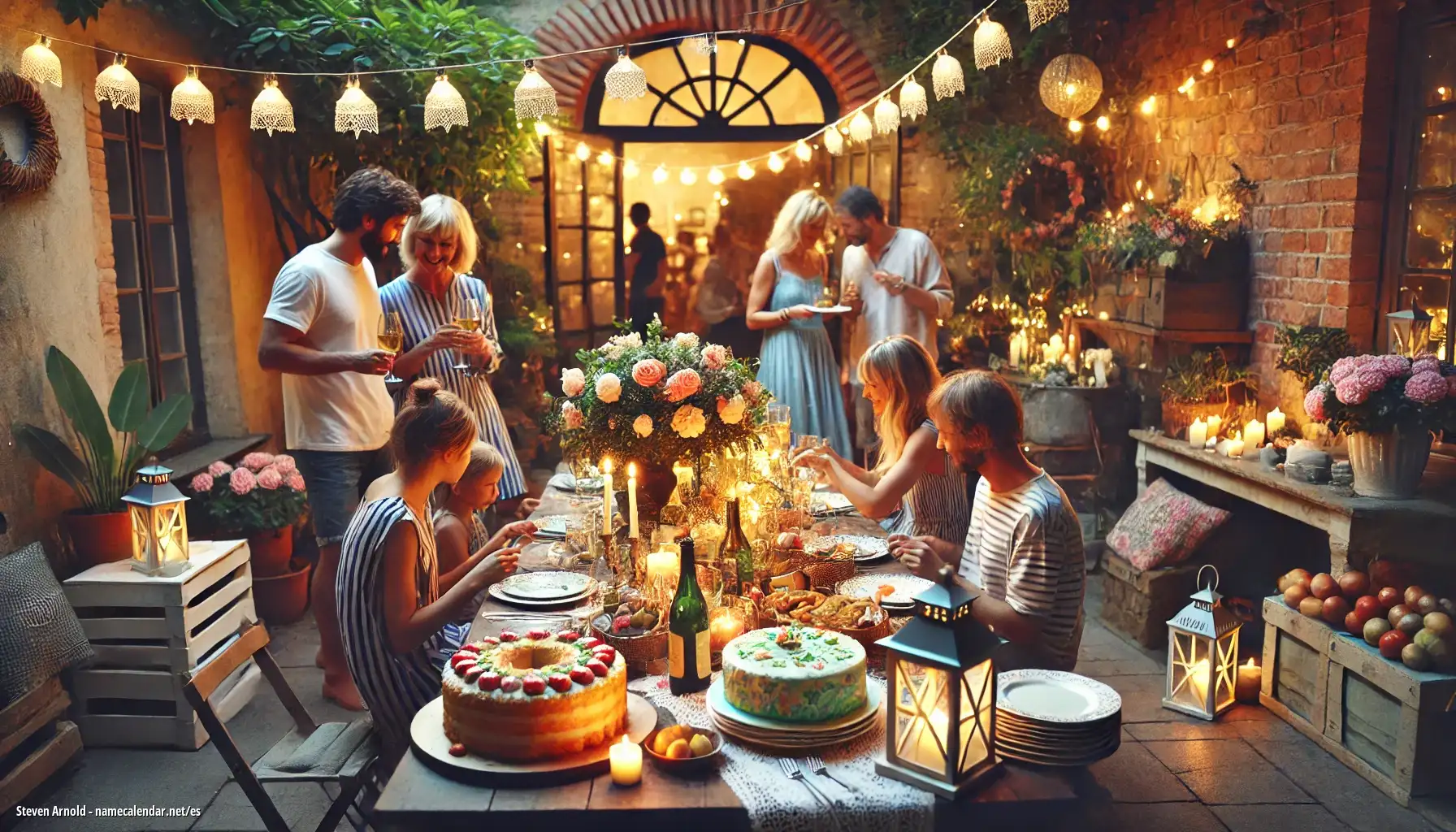 Celebración del onomástico y del nombre - Steven Arnold