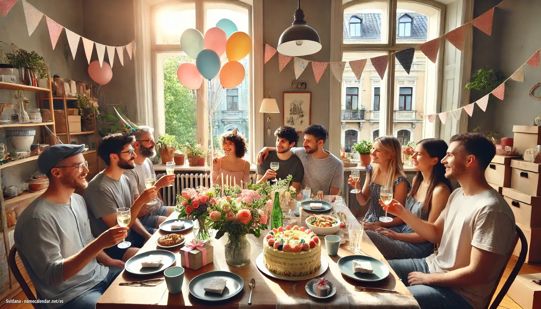 Celebración del onomástico y del nombre - Svitlana
