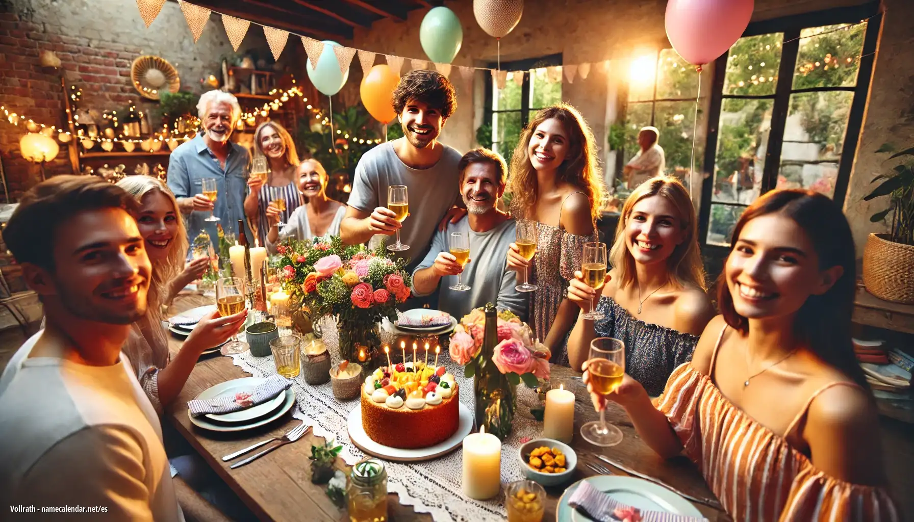 Celebración del onomástico y del nombre - Vollrath