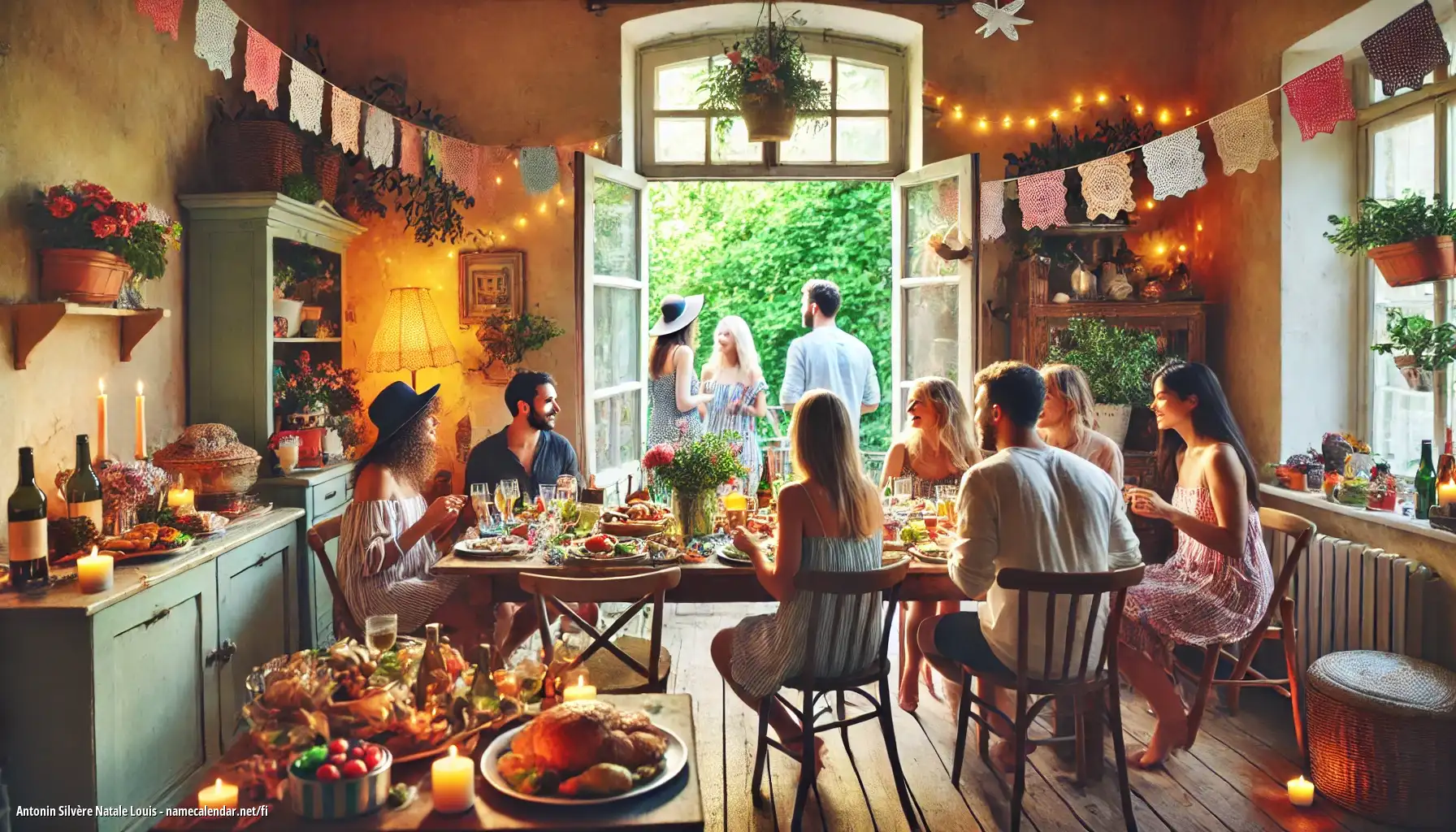 Nimipäivän ja nimen juhliminen - Antonin Silvère Natale Louis