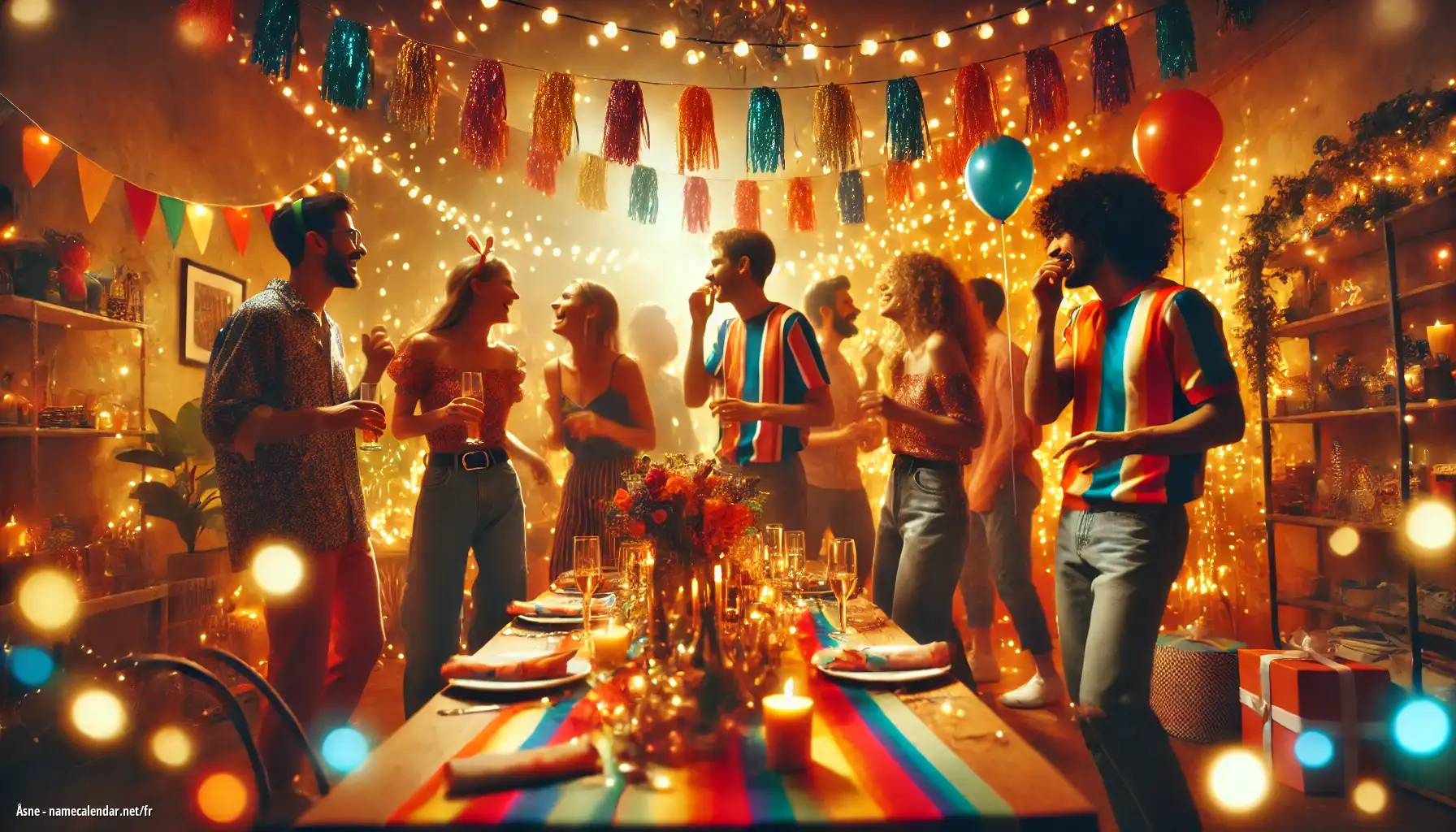 Célébration du jour du nom et du nom - Åsne