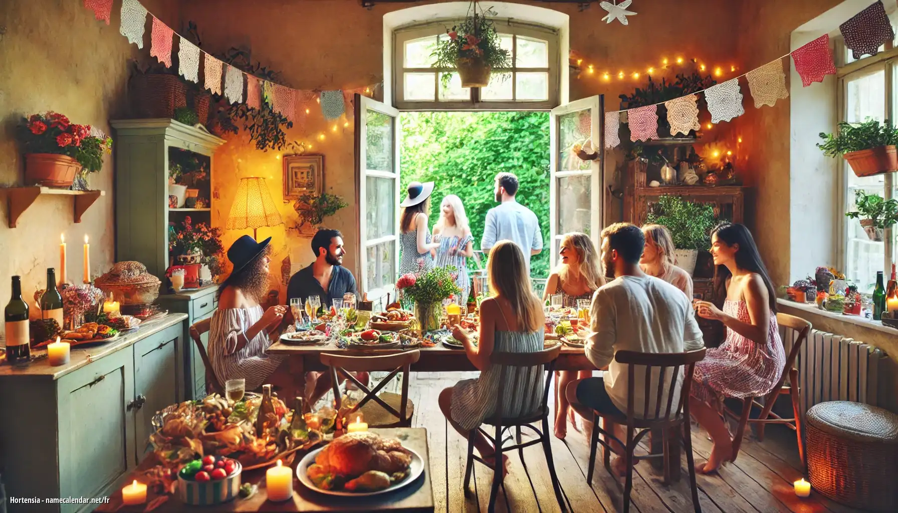 Célébration du jour du nom et du nom - Hortensia