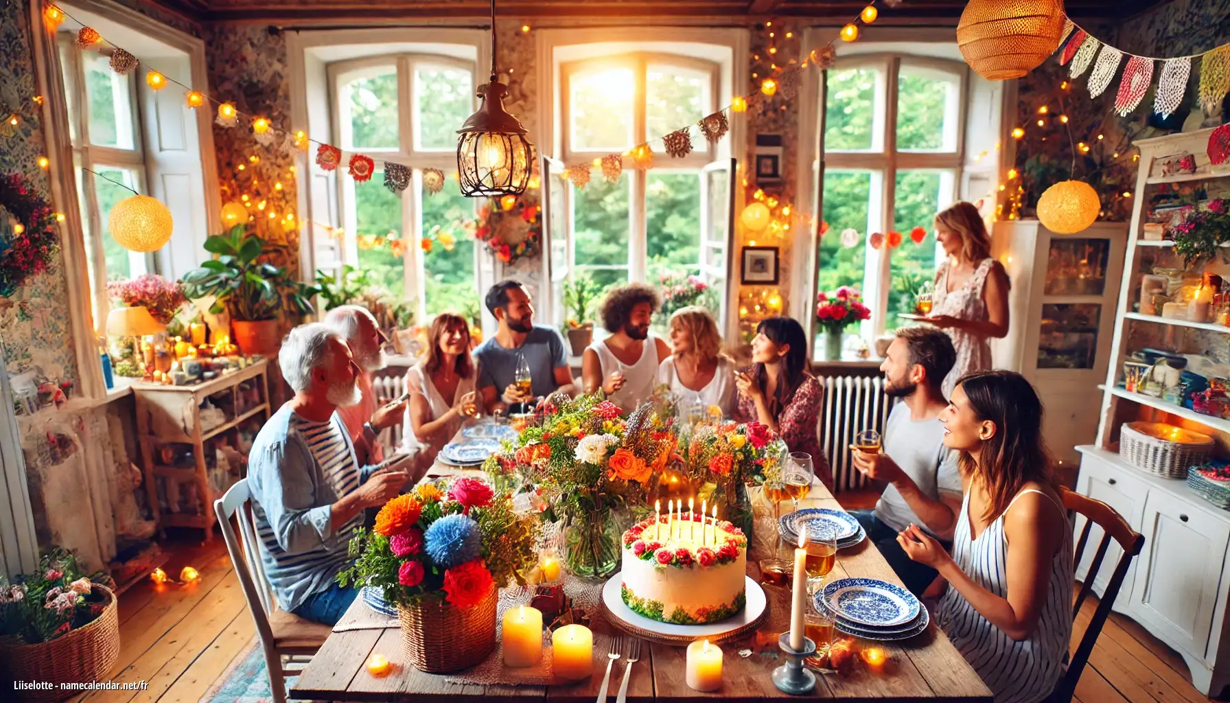Célébration du jour du nom et du nom - Liiselotte