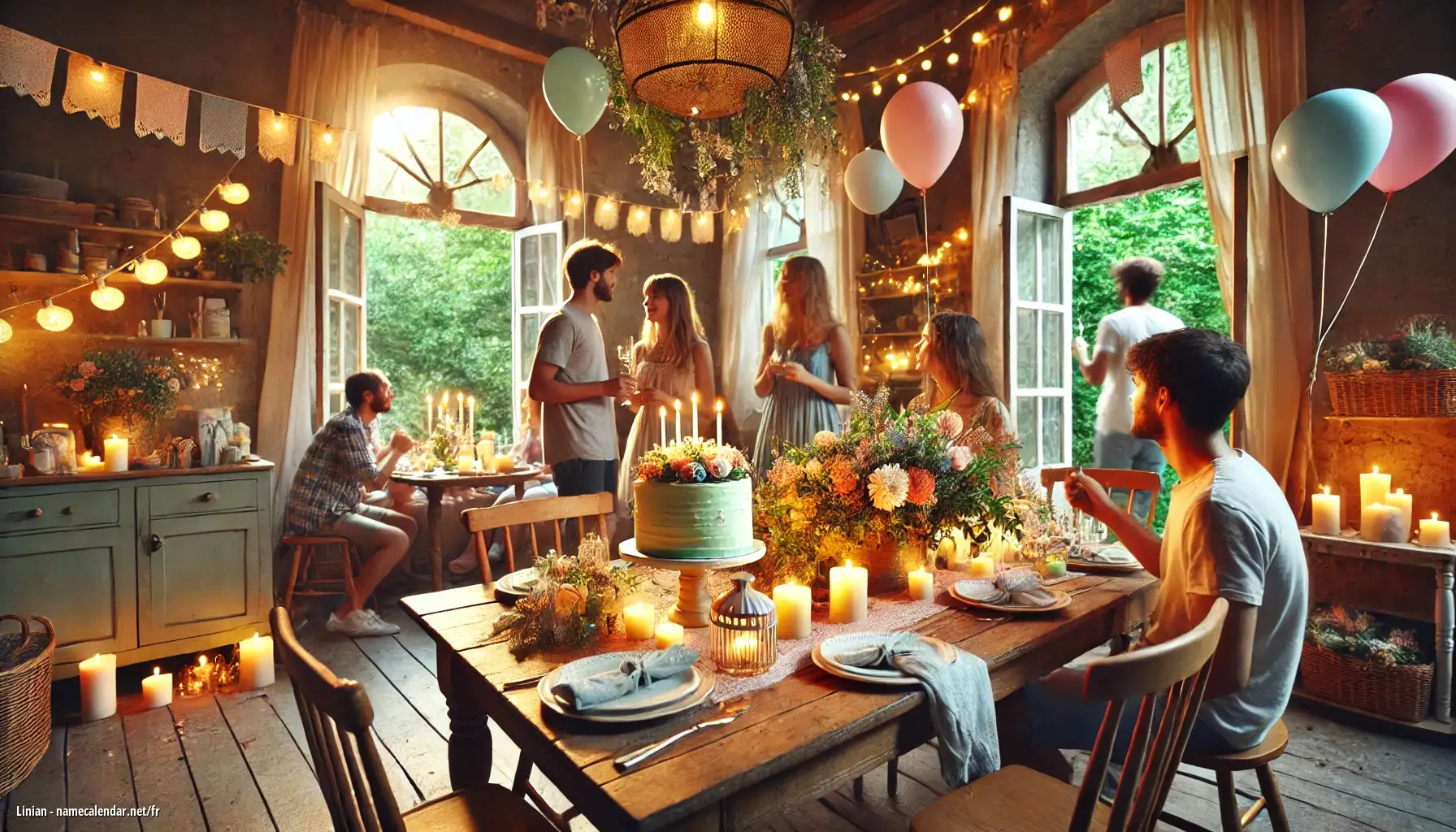 Célébration du jour du nom et du nom - Linian