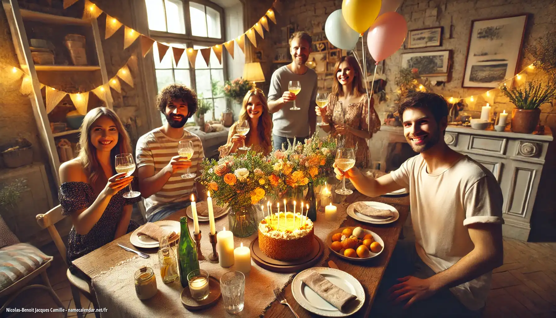 Célébration du jour du nom et du nom - Nicolas-Benoit Jacques Camille