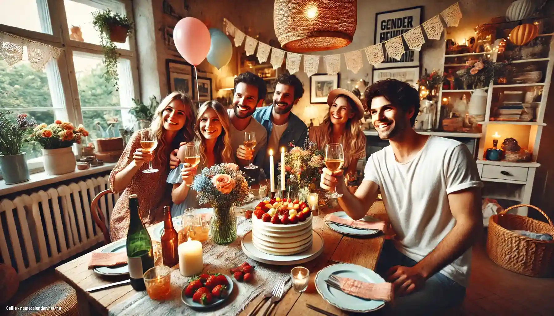 Névnap és név megünneplése - Callie