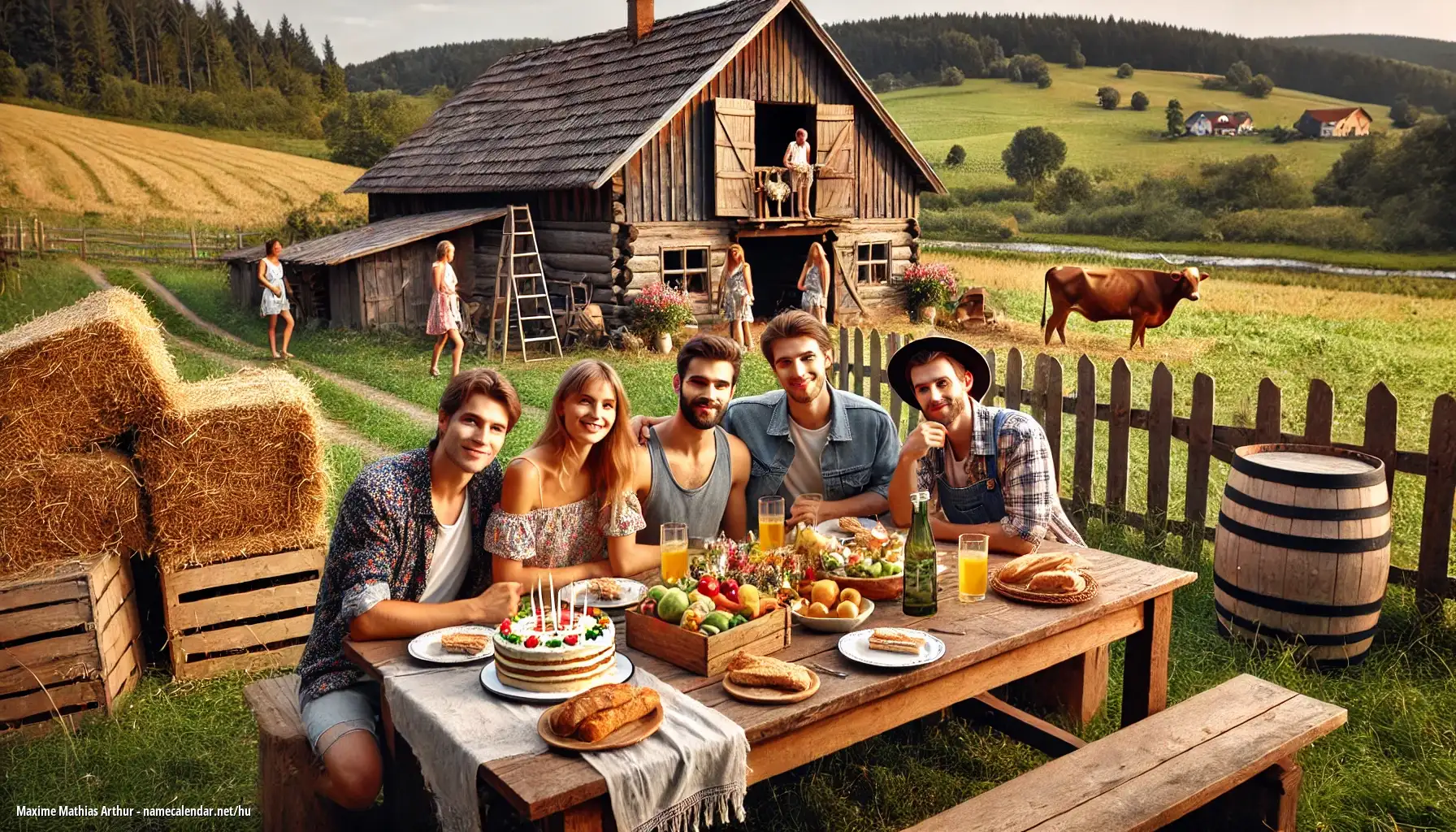 Névnap és név megünneplése - Maxime Mathias Arthur