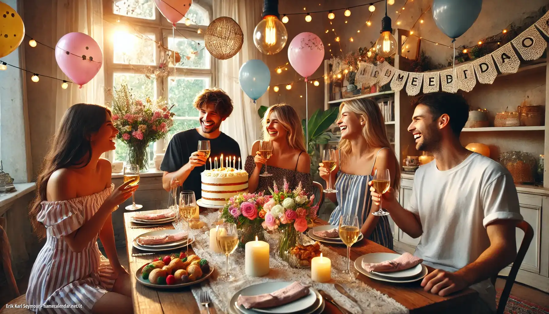 Celebrazione dell'onomastico e del nome - Erik Karl Seymour