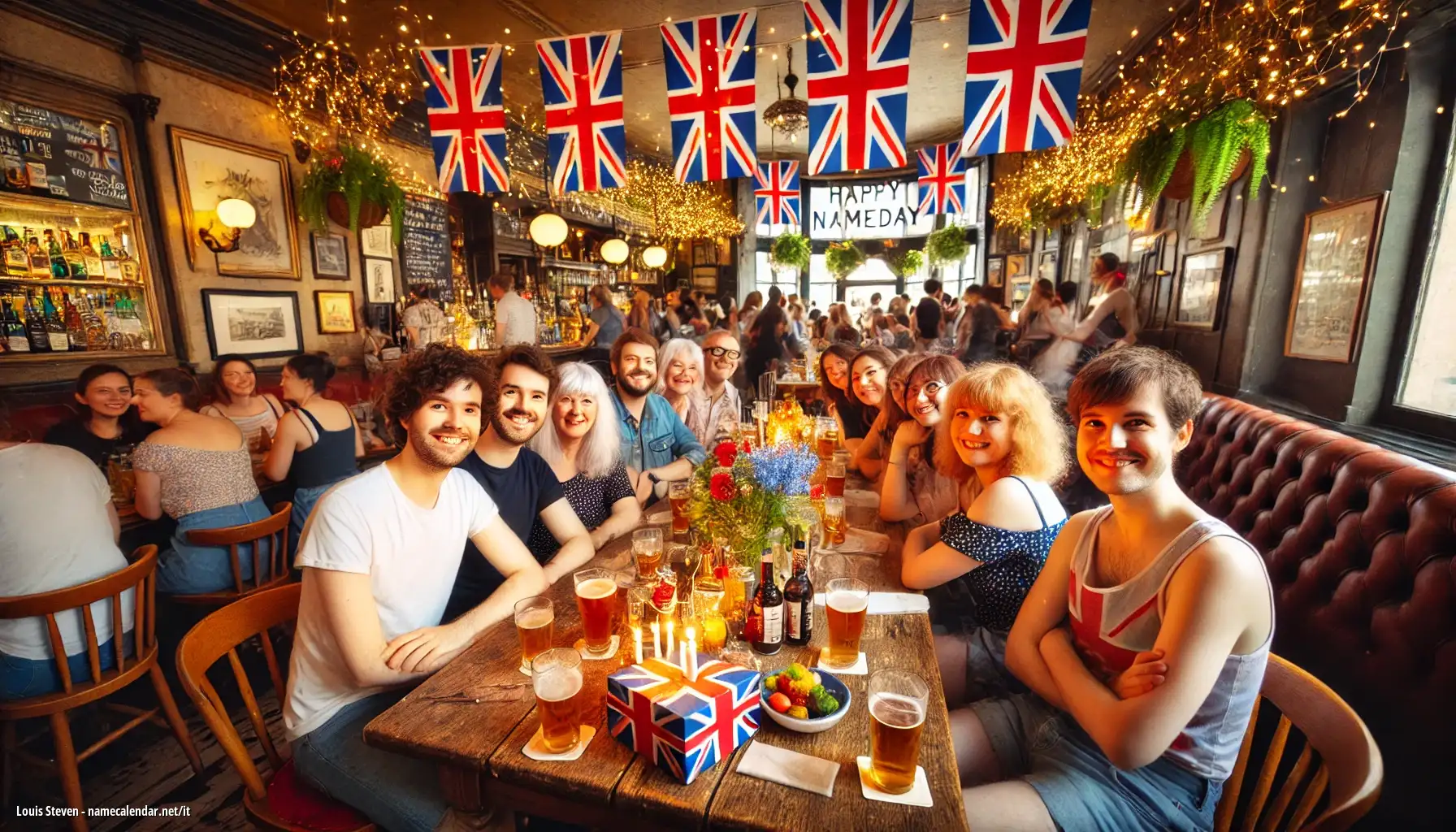 Celebrazione dell'onomastico e del nome - Louis Steven