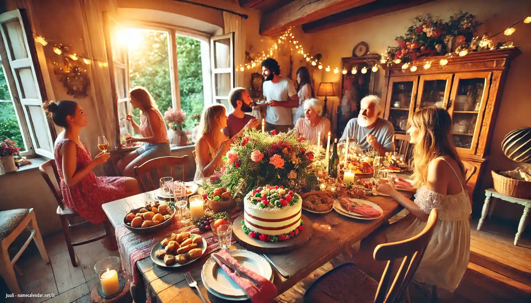 Vardadienio ir vardo šventimas - Juuli