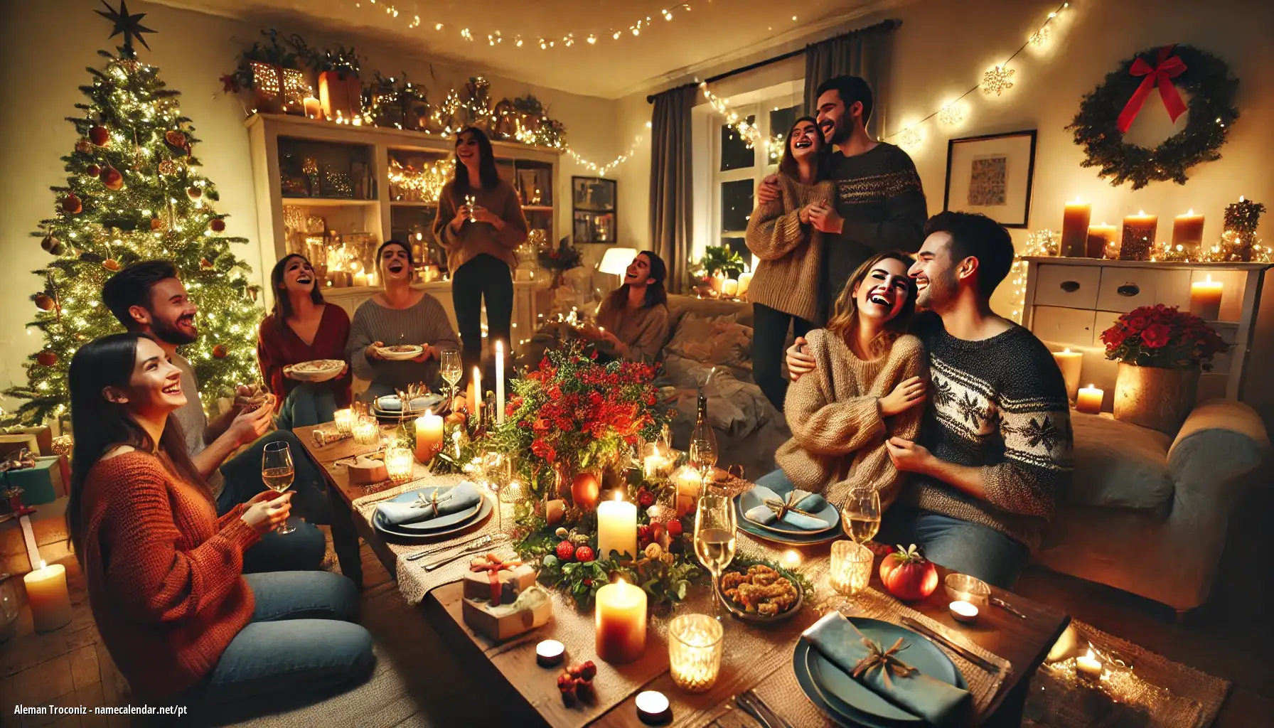 Celebração do dia do nome e nome - Aleman Troconiz