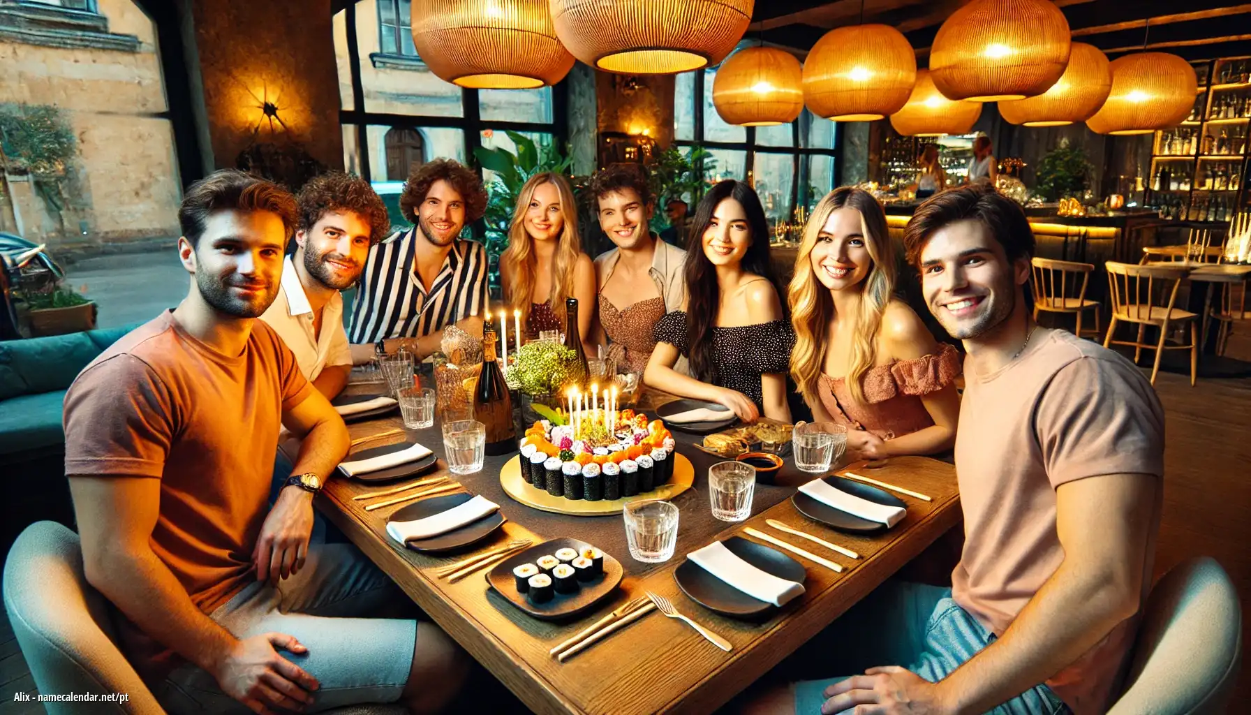 Celebração do dia do nome e nome - Alix