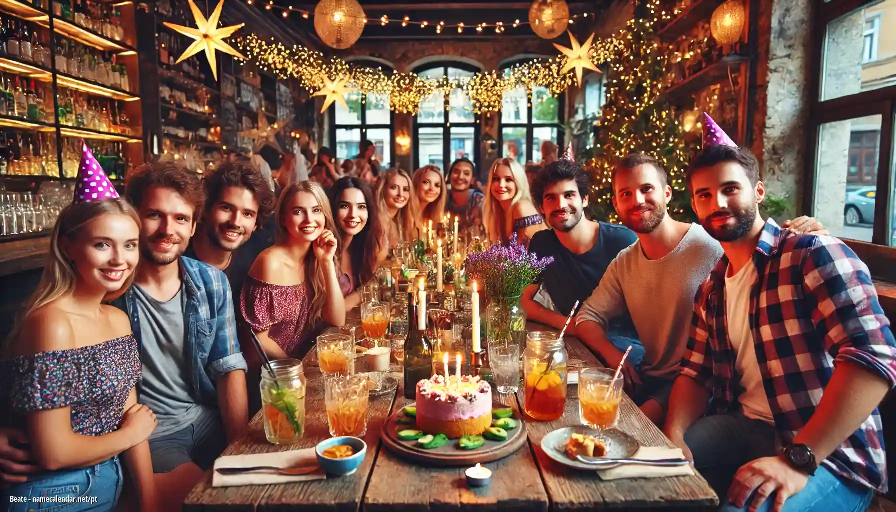 Celebração do dia do nome e nome - Beate