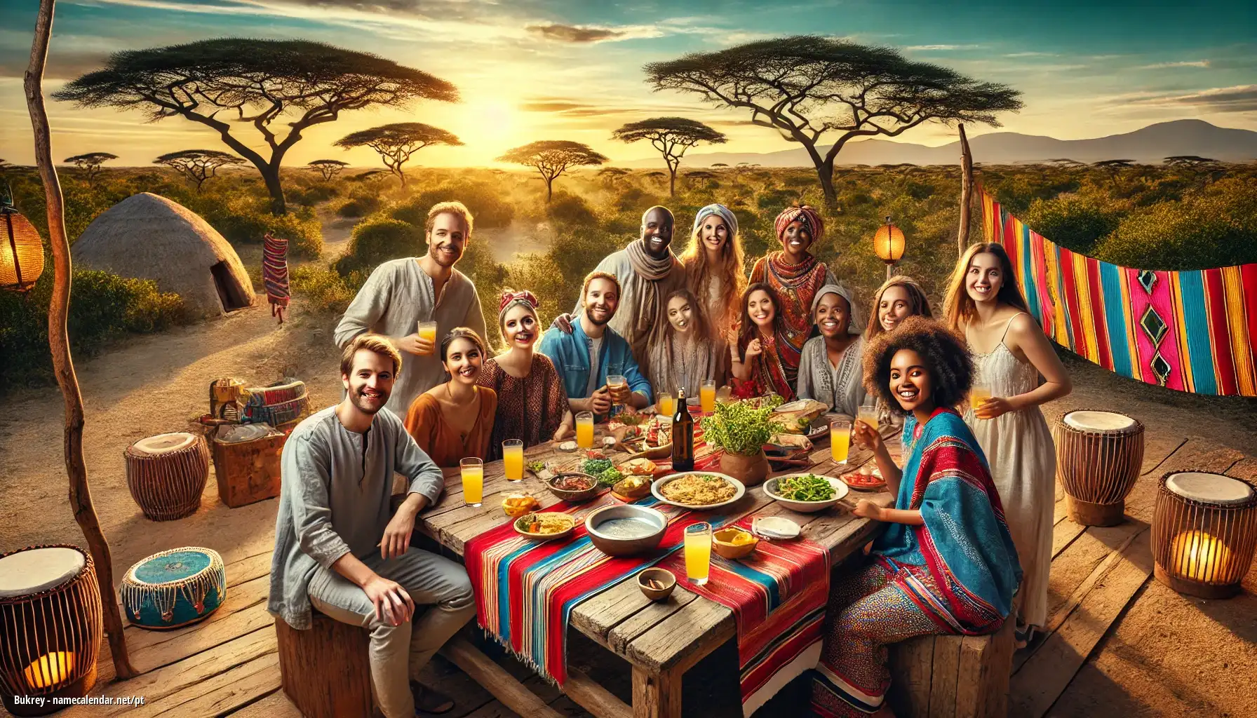 Celebração do dia do nome e nome - Bukrey