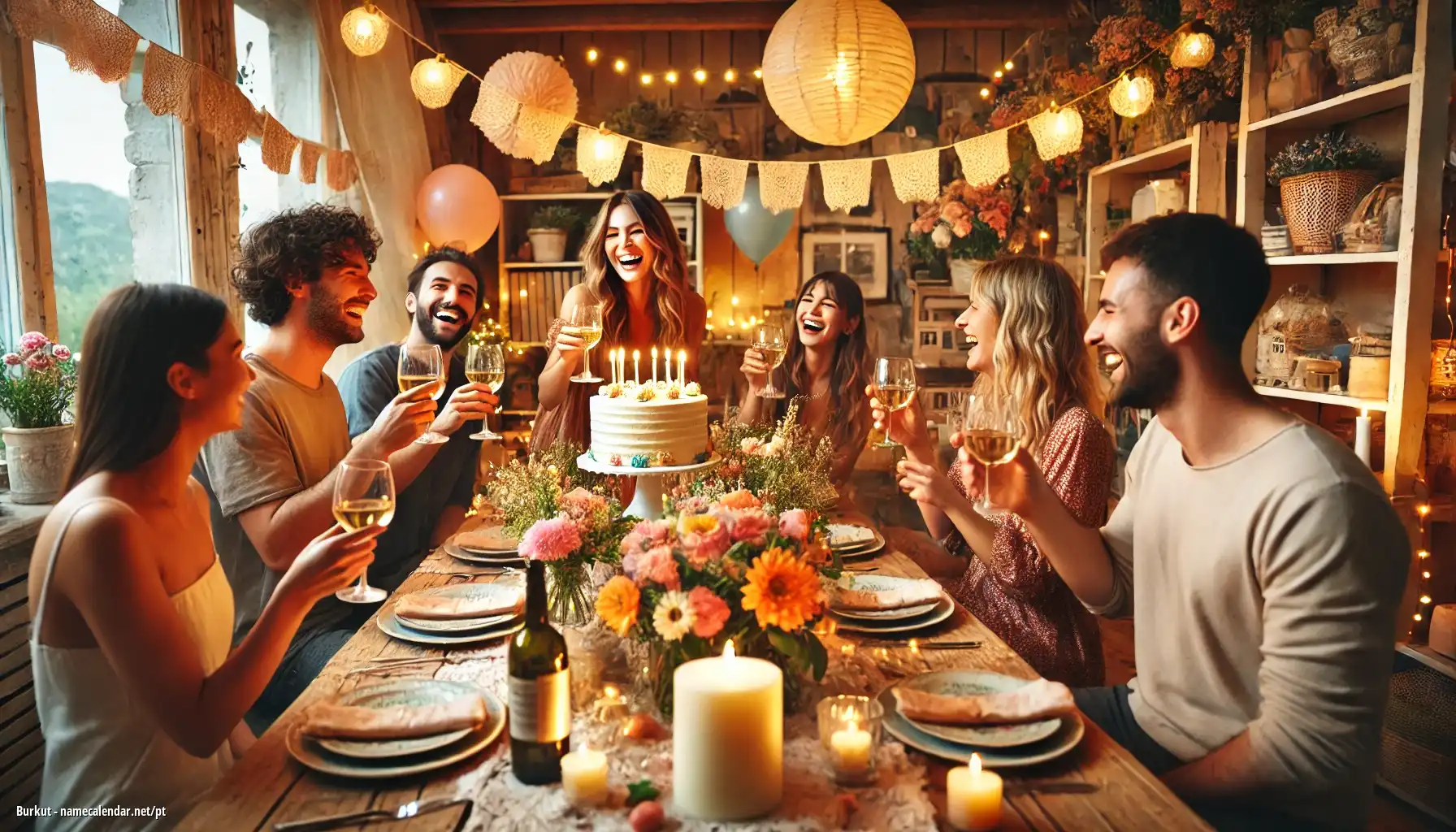 Celebração do dia do nome e nome - Burkut