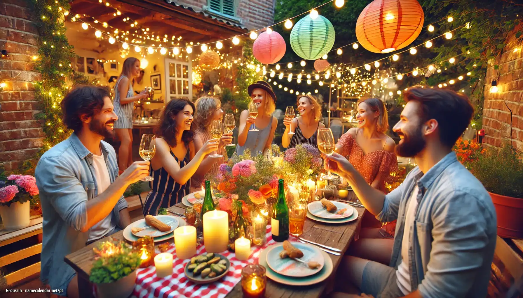 Celebração do dia do nome e nome - Groussin