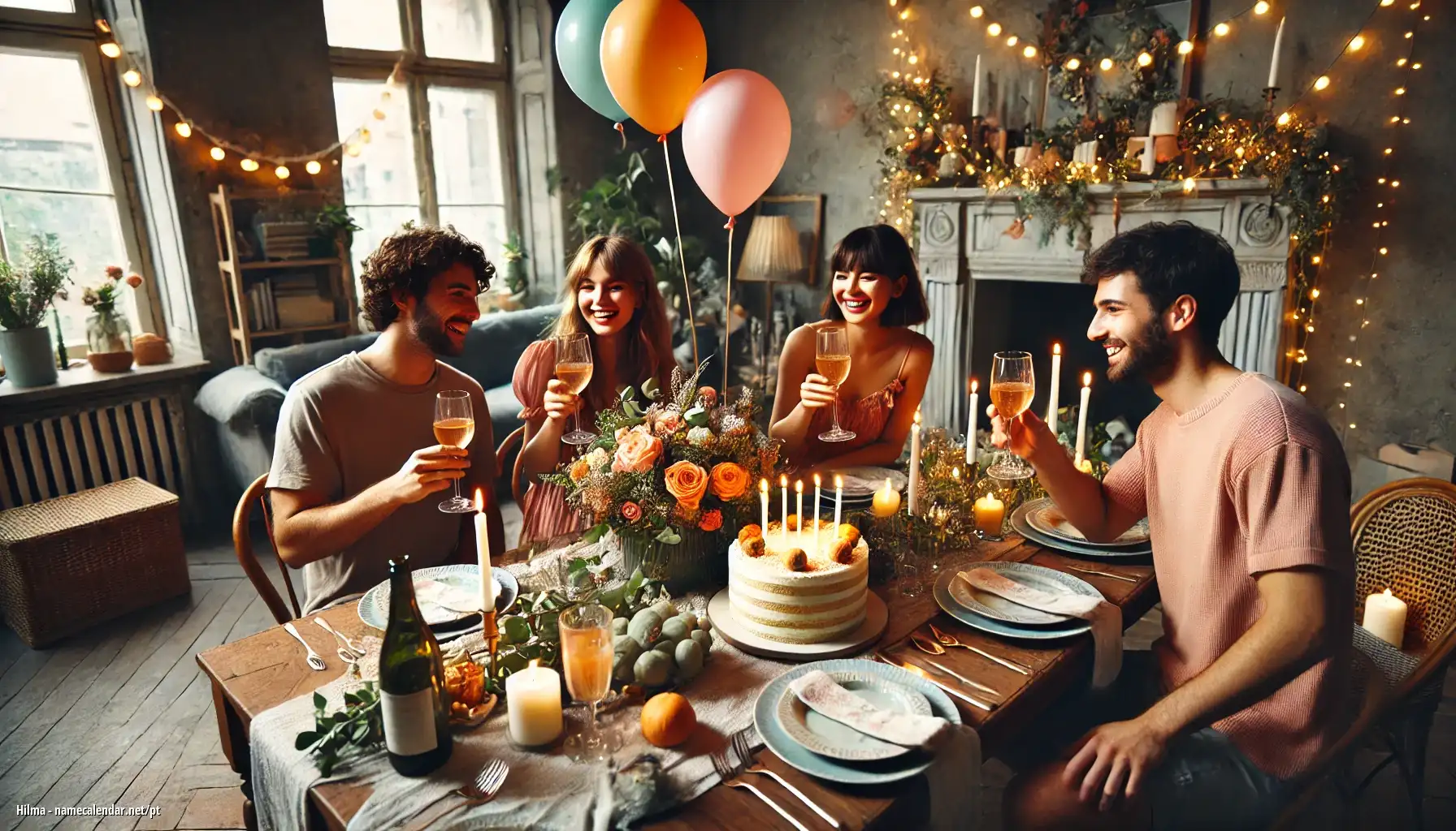 Celebração do dia do nome e nome - Hilma