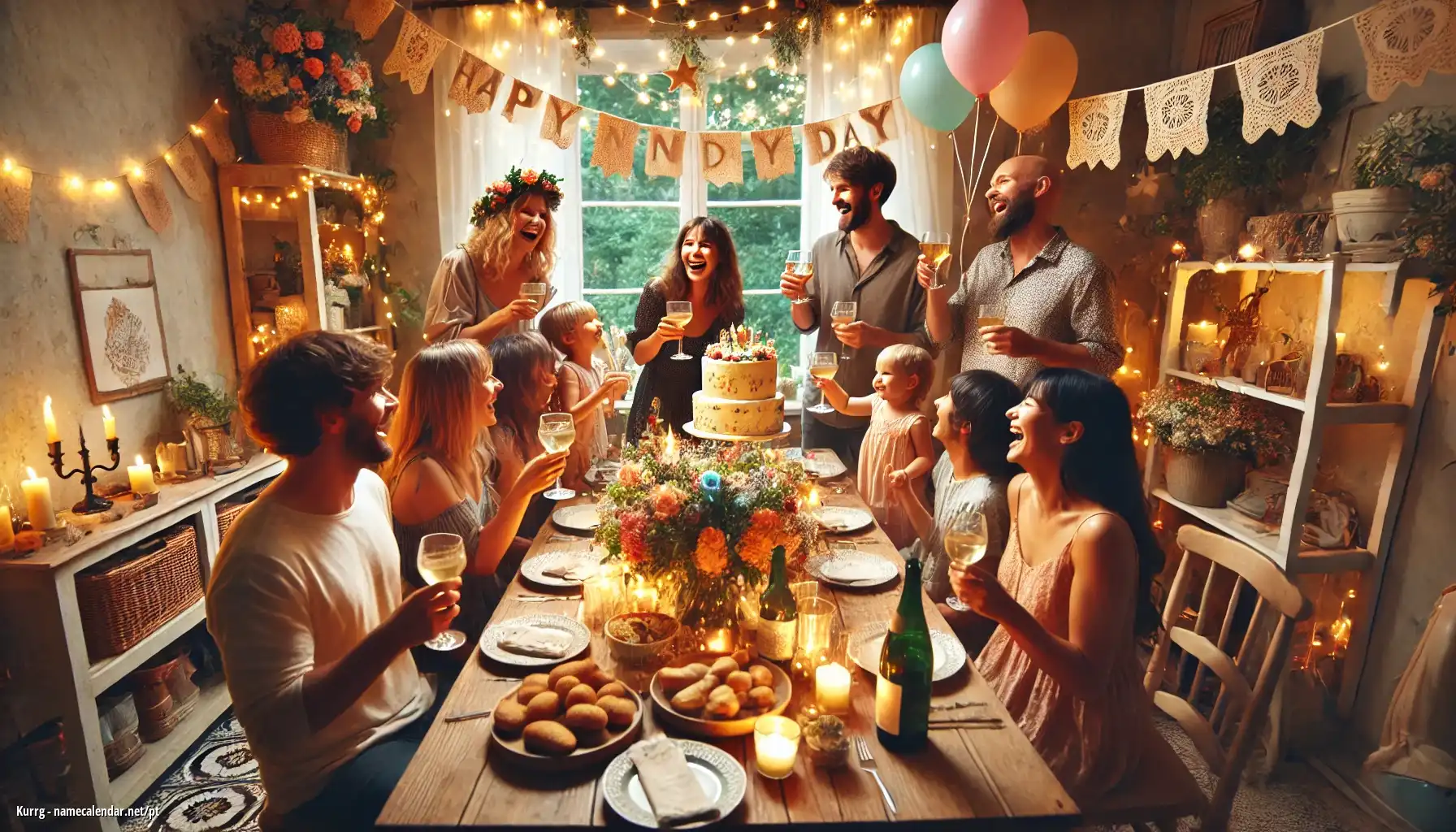 Celebração do dia do nome e nome - Kurrg