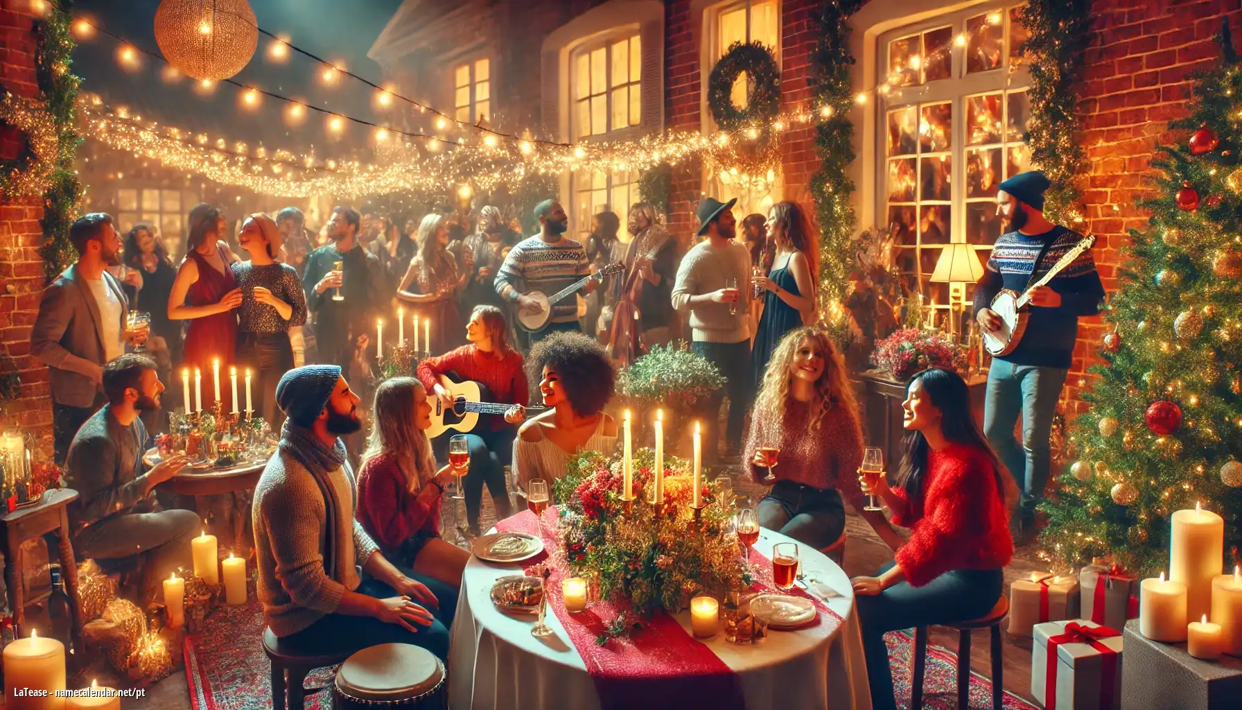 Celebração do dia do nome e nome - LaTease