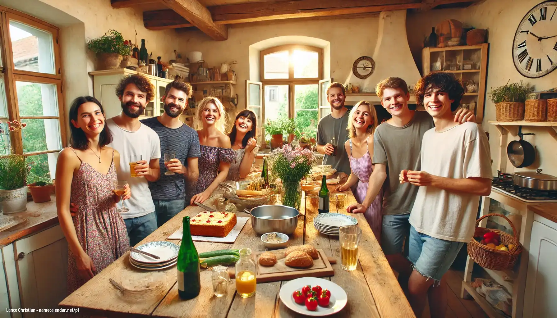 Celebração do dia do nome e nome - Lance Christian