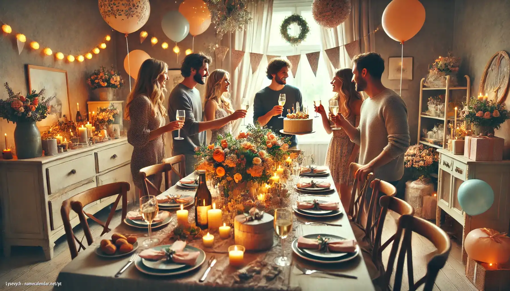 Celebração do dia do nome e nome - Lysevych