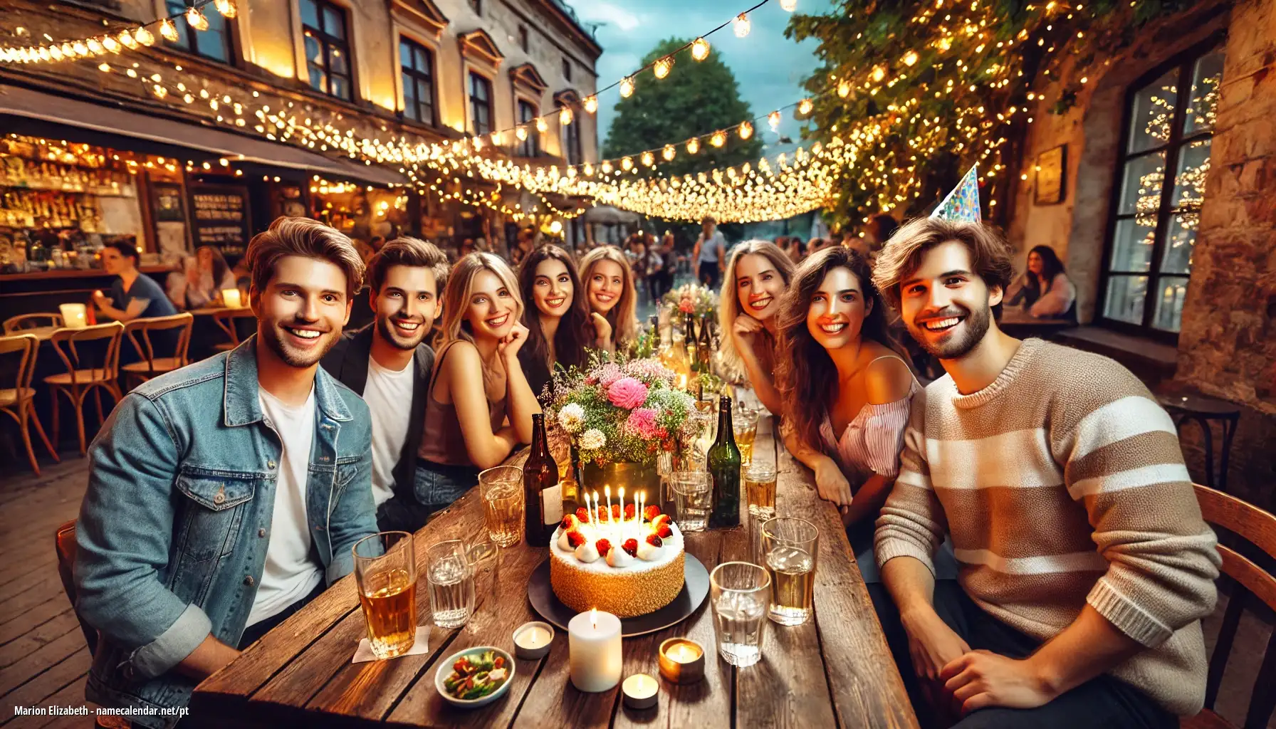 Celebração do dia do nome e nome - Marion Elizabeth