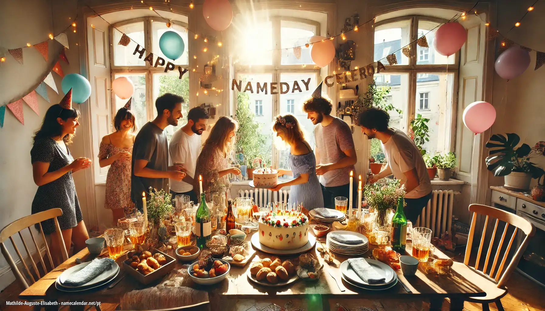 Celebração do dia do nome e nome - Mathilde-Auguste-Elisabeth