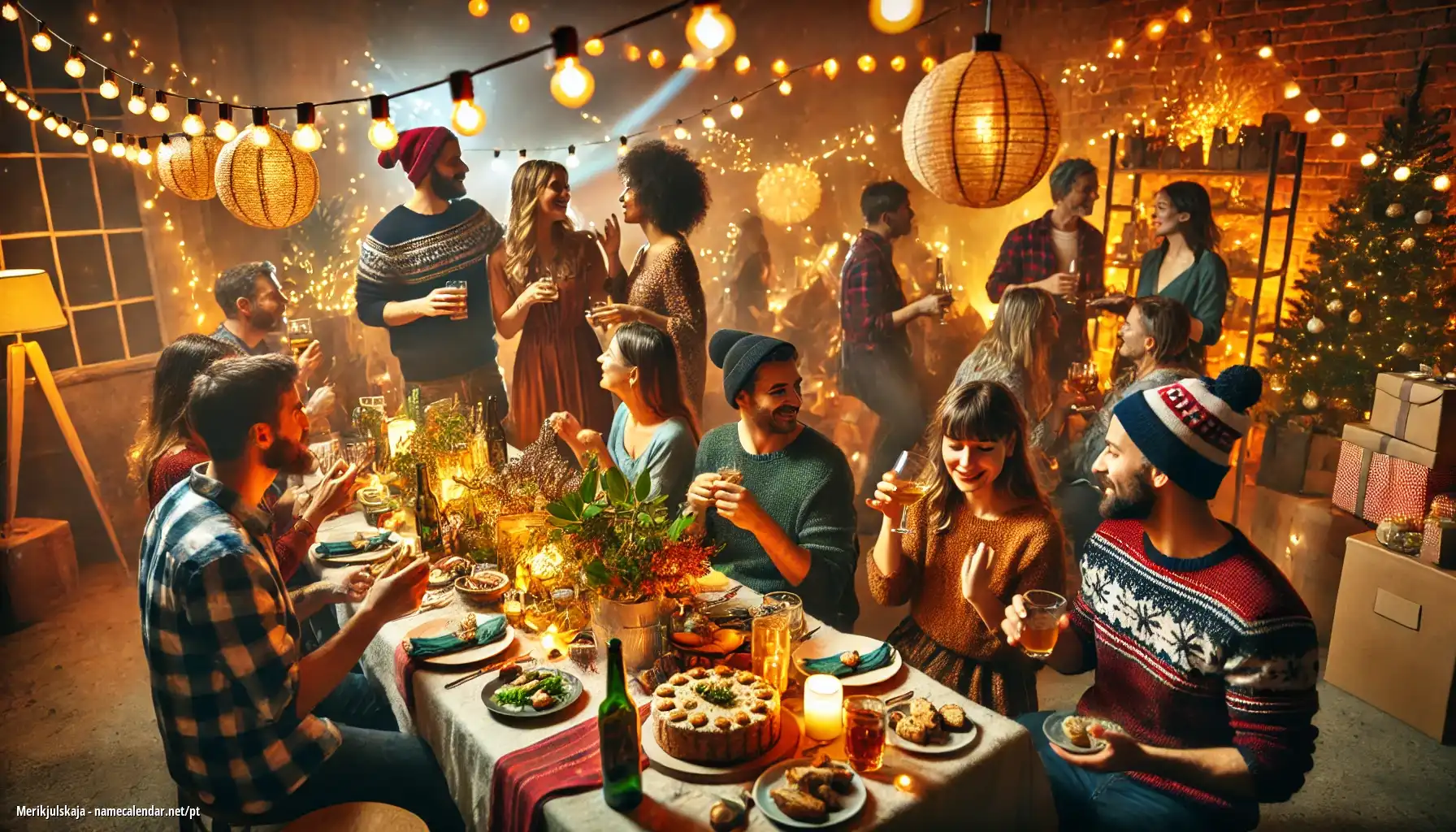 Celebração do dia do nome e nome - Merikjulskaja