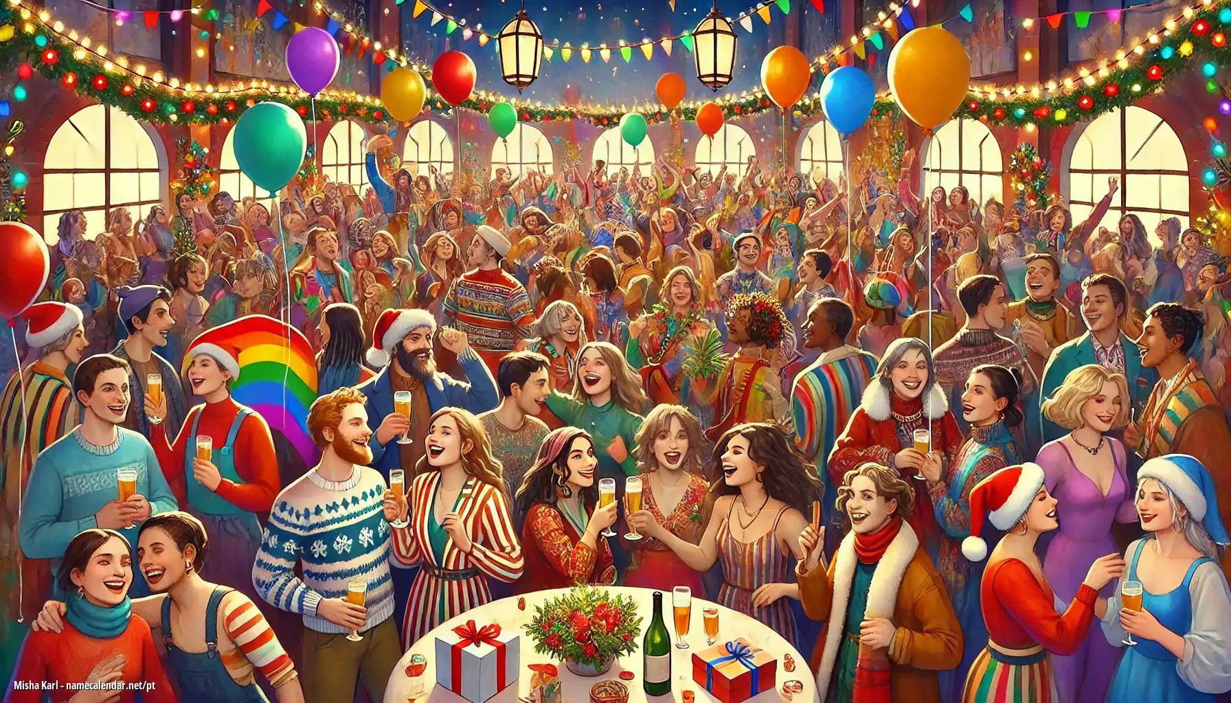 Celebração do dia do nome e nome - Misha Karl